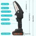 OneLeaf Mini Chainsaw Cordless Upgrade with 3 Chain 24V Strong Power 2 Batteries and Charger