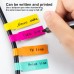 450 Pcs Cable Labels, Colorful Waterproof Cord Labels for Electronics, 15 Sheets Self Adhesive Wire Labels Tags for Cable Management