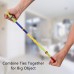 OneLeaf 80 Pcs Reusable Fastening Cable Ties with Hook and Loop