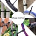 OneLeaf Cable Ties 8 Inch Heavy Duty Zip Ties with 120 Pounds Tensile Strength for Multi-Purpose Use, Self-Locking UV Resistant Nylon Tie Wraps, Indoor and Outdoor Tie Wire.120 Pcs Black